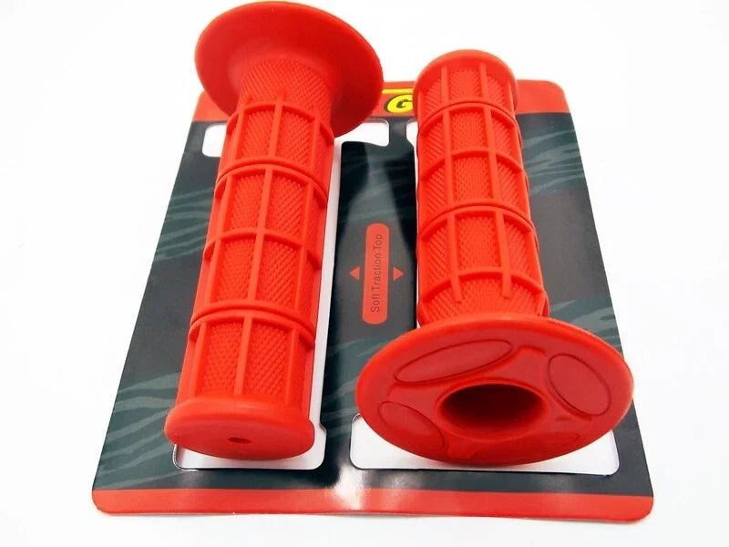 KTM 125 JBS Red Hand Grip Set Left Right Pair Handlebar Grips