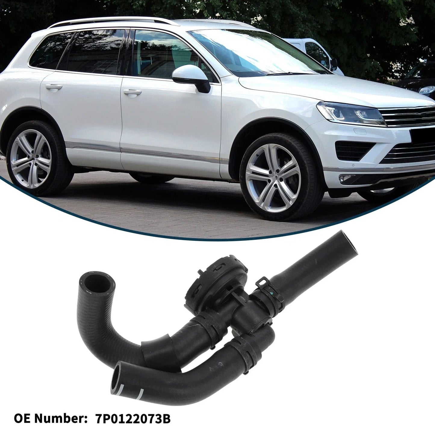 Radiator Hose for Porsche Cayenne 3.0L 2011-2014 Coolant Pipe (2011-2014)