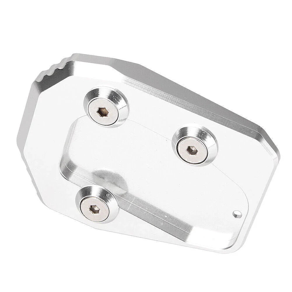 Kickstand Side Stand Extension Pad for Yamaha MT09 (2013-2016) Silver