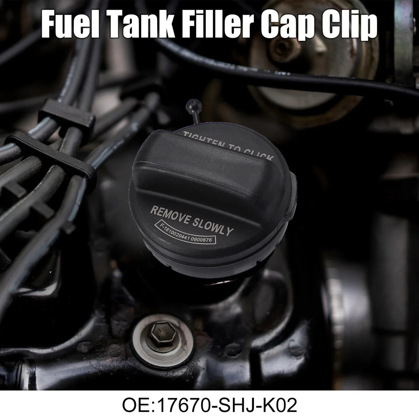 Gas Engine Oil Filler Cap Plug Cover for Honda Accord (2003-2007)
