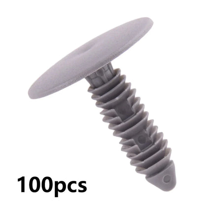 100pcs Bumper Mounting Clip Fasteners for Universal Fit Vehicles