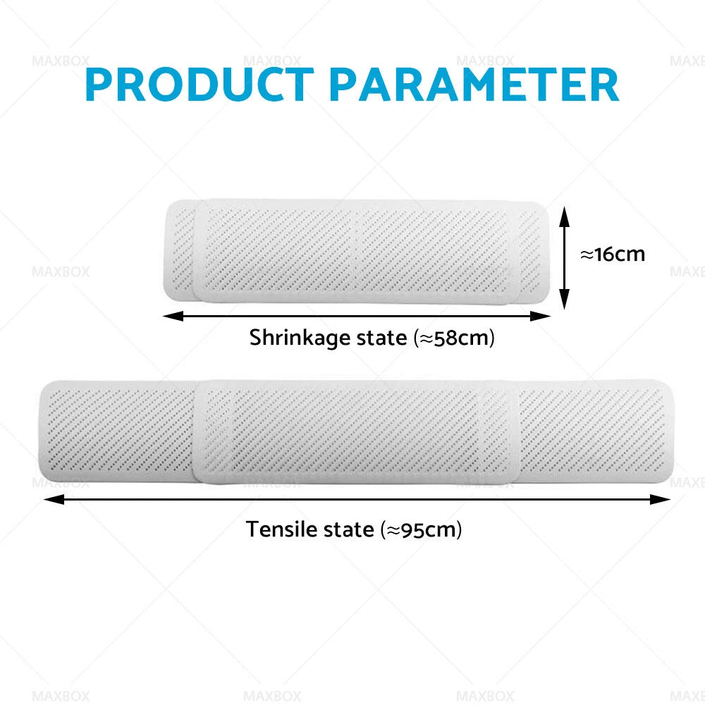 Adjustable A/C Windshield Baffle Shield for Home Use