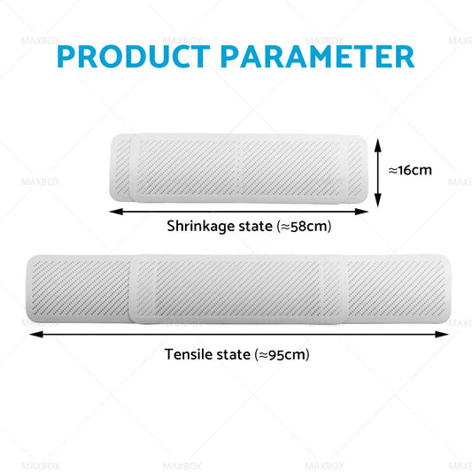 Adjustable A/C Windshield Baffle Shield for Home Use