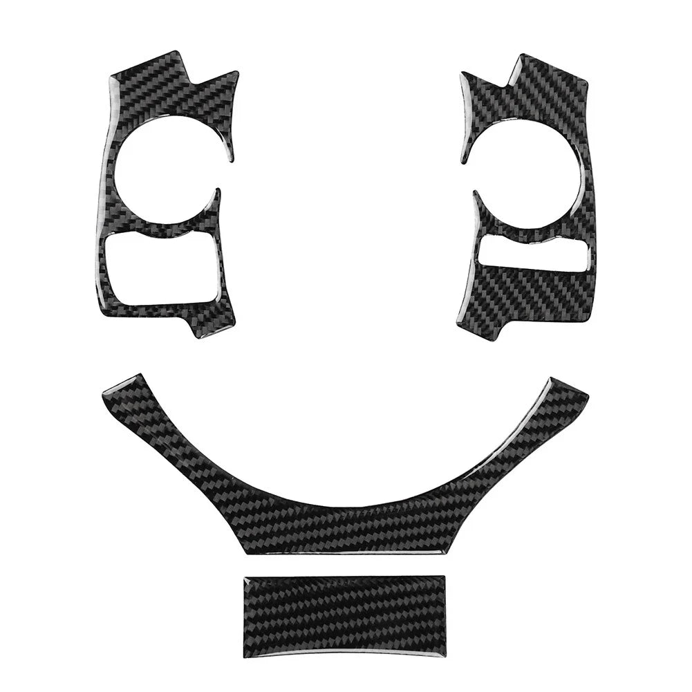 4 Pcs Carbon Fiber Steering Wheel Cover Trim for Lexus IS250 NX200 300h