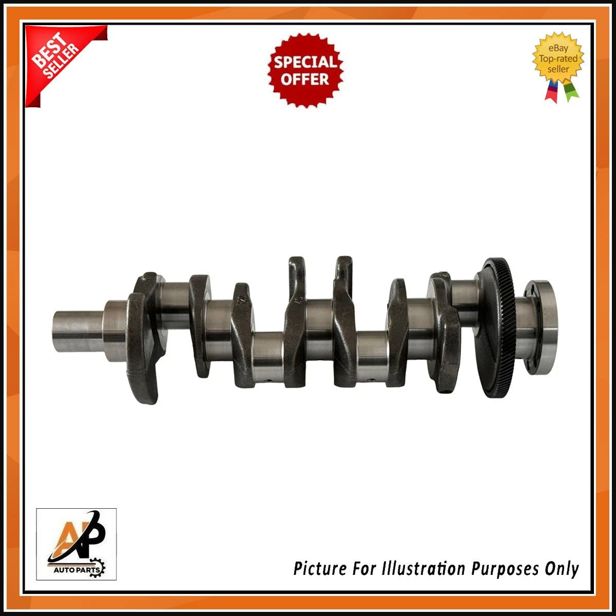 Crankshaft OEM Replacement Alloy Steel for Hyundai iX35 Tucson (2004–2020)