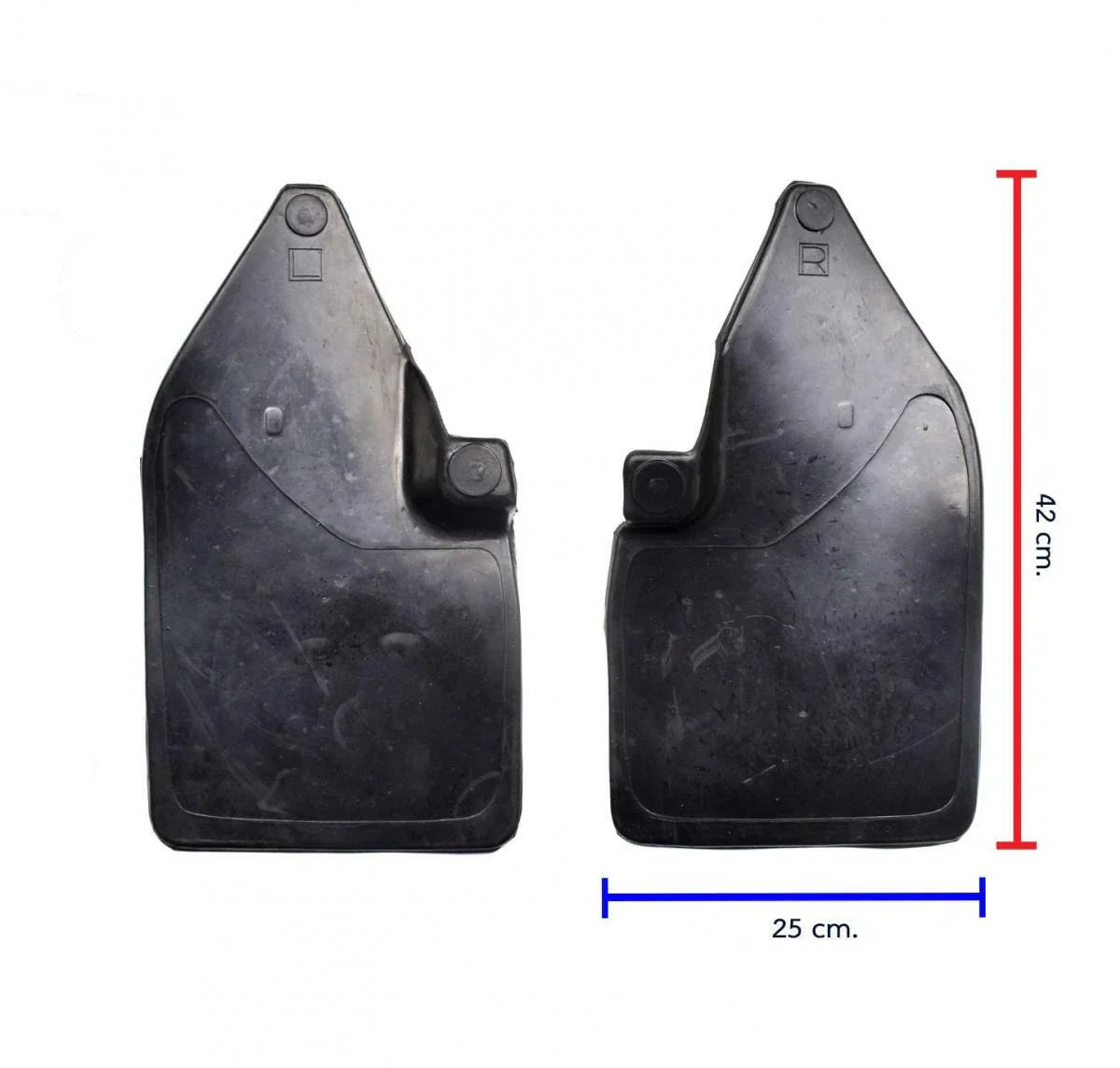Mud Splash Guard Rubber Pair Front Fits Toyota Hilux LN50 LN56 UTE 1984-88 D06