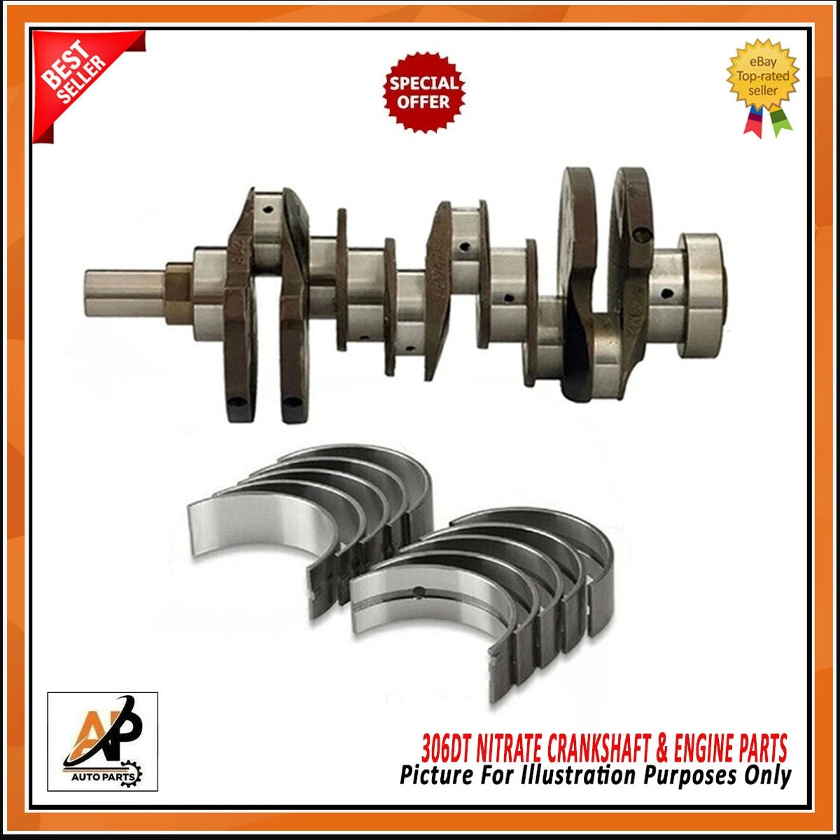 Crankshaft Engine Rebuild Parts Kit for Jaguar 3.0 X-Type (2005–2009)