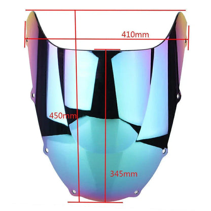Double Bubble Windshield for Kawasaki NINJA ZX9R ZX-9R (1998-1999) Clear