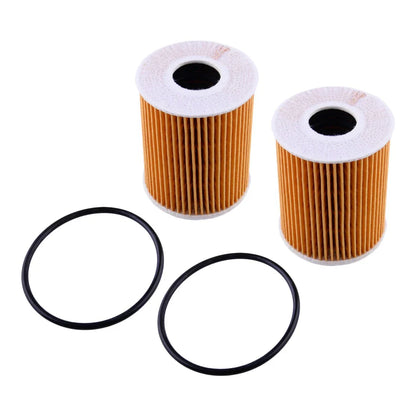 2 x Oil Filter & Gasket for Hyundai Genesis, Palisade, Kia Cadenza, Sedona, Sorento