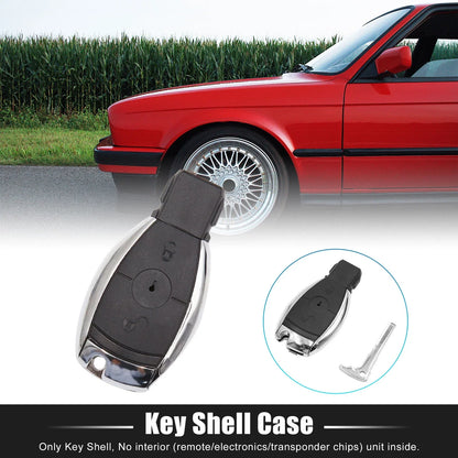 Key Fob Shell Case for Mercedes Benz 2005-2008 2 x Button Replacement