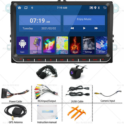 9" In-Dash Head Unit CarPlay Bluetooth WiFi for VW Amarok (2017-2022)