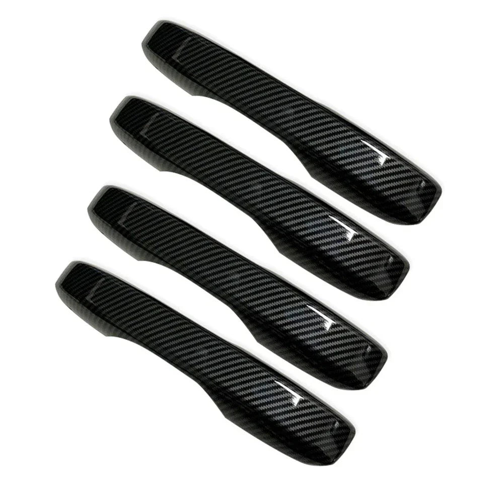 Carbon Fiber Outer Door Handle Cover Trim for Honda Civic, Accord, CR-V, HR-V (2022-2023)