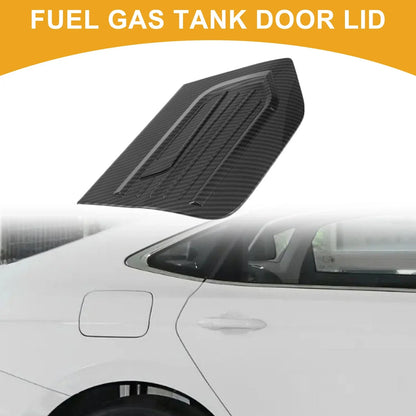 Fuel Tank Door Cap for Honda Fit 2021-2025 Gas Tank Flap Carbon Fiber Black
