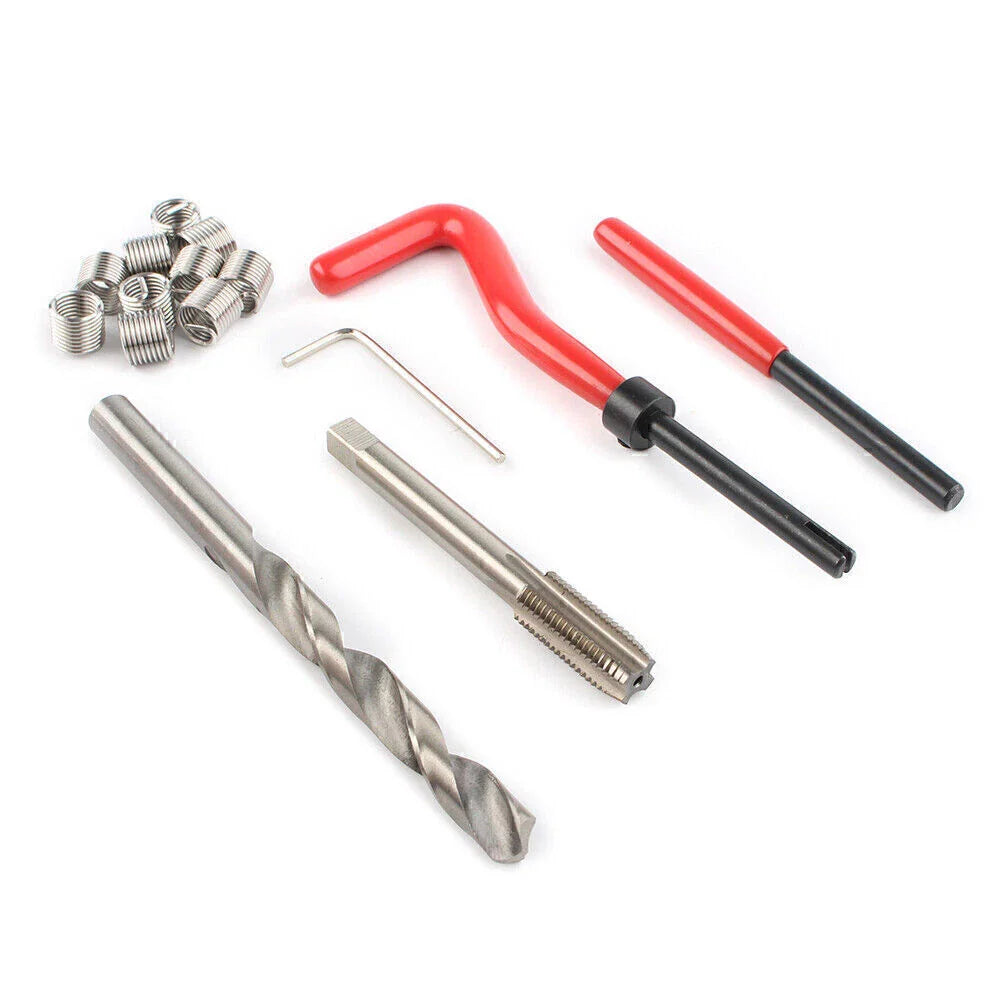 15pcs M9x1.25 Metric Thread Repair Tool Insert Kit for M12 Helicoil UK