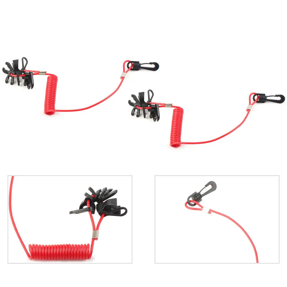 Universal Boat Kill Switch Key Set for Johnson, Yamaha, Suzuki (2 pcs)