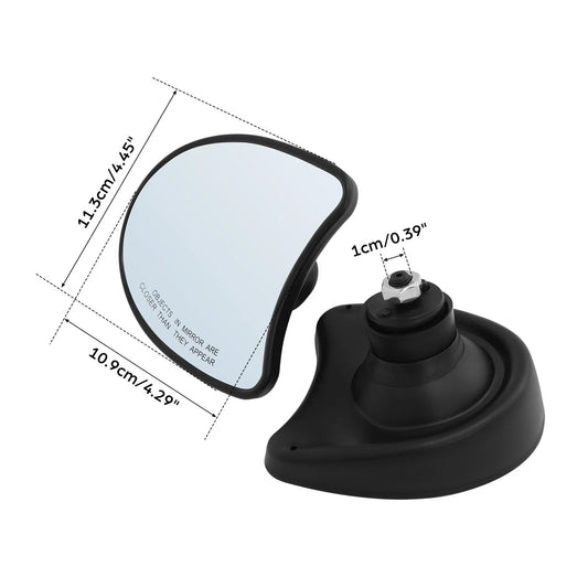 10mm Fairing Mount Rear View Mirrors for Harley Touring Electra Glide (96-13)