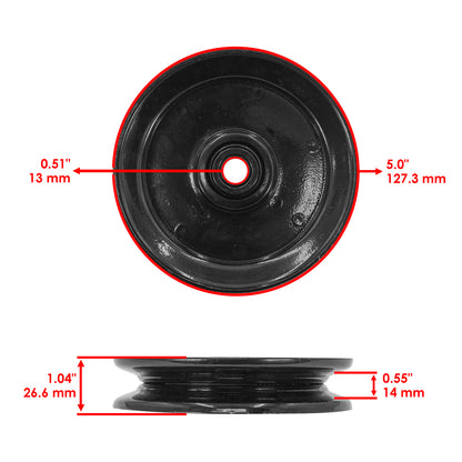 Deck Pulley 36 Inch Replacement for Bad Boy Revolt Stand-On (2016–2025)