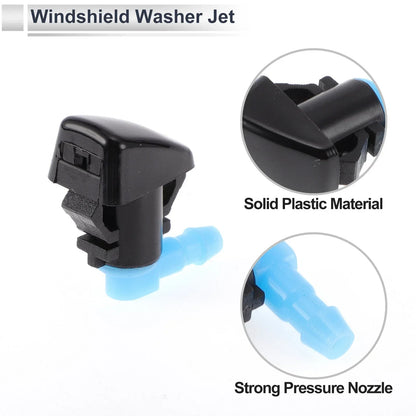 Windshield Washer Nozzle & 6 x Hose Connectors for Dodge (2011-2023)