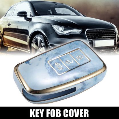3 x Button Key Fob Cover Case Blue for Lexus IS RX NX200 NX200T (2014-2021)