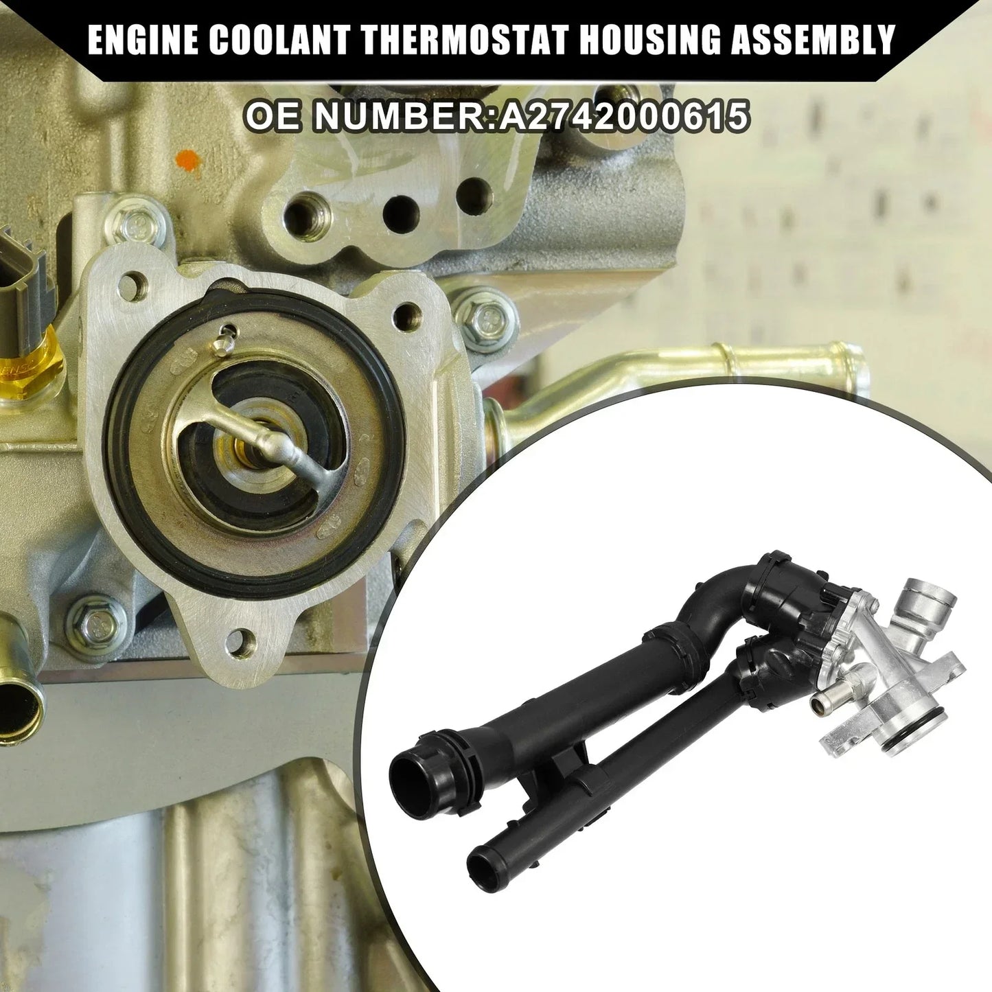 Engine Coolant Thermostat Housing for Mercedes-Benz CLA45 (2014-2019)