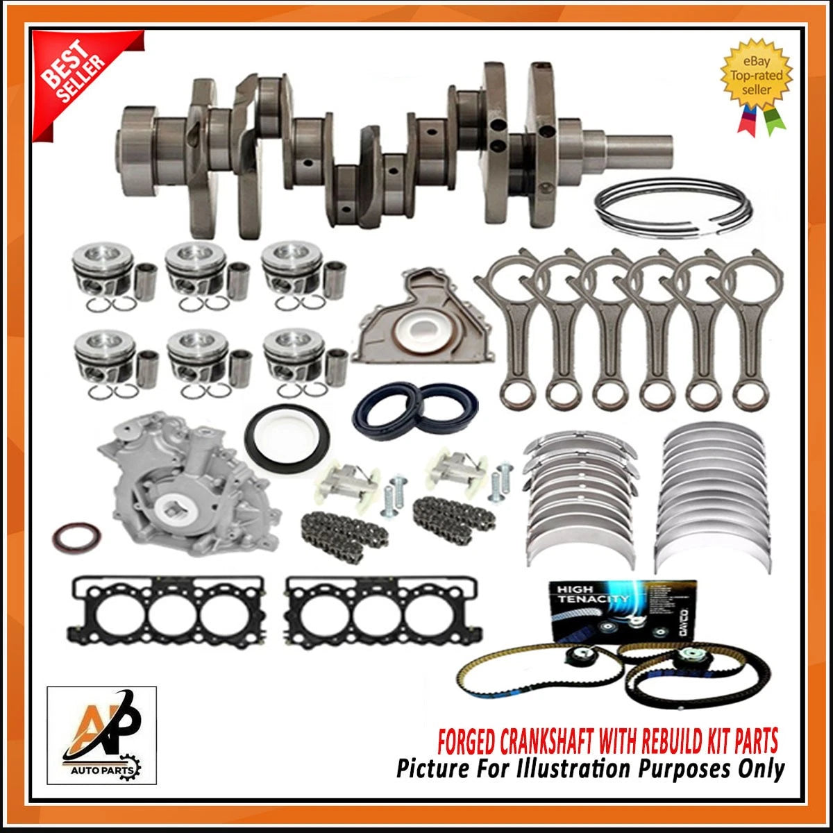 Engine Rebuild Crankshaft Kit for Land Rover Range Rover 3.0 (2000–2005)