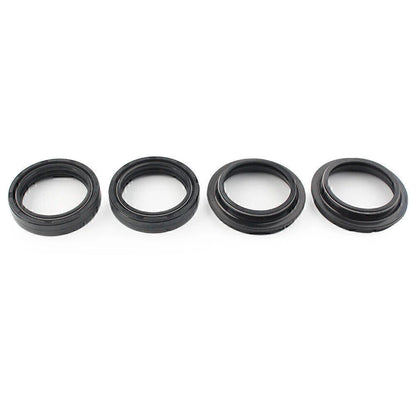 4 x Black 43x55mm Motorcycle Front Fork Damper Shock Absorber Seal