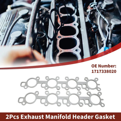 2 x Exhaust Manifold Header Gaskets for Toyota Land Cruiser (2008-2021)