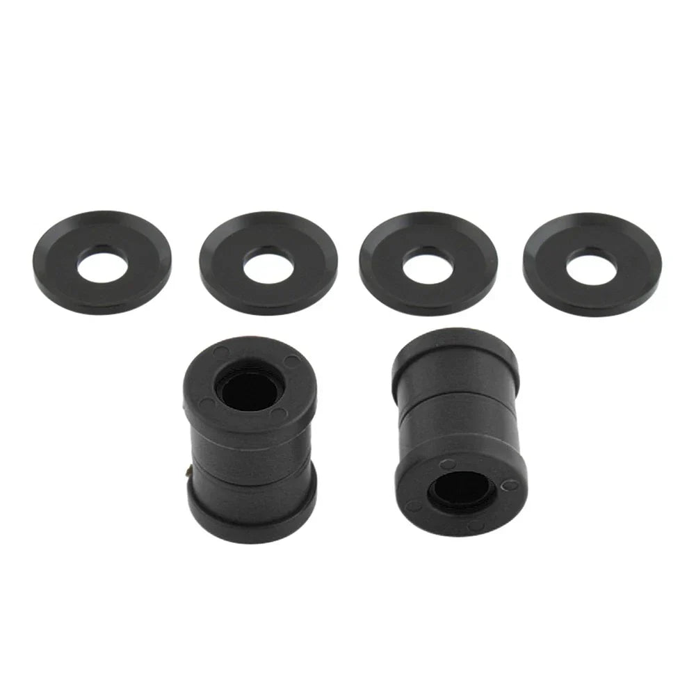 Black Polyurethane Handlebar Riser Bushings for Harley Softail Dyna Sportster