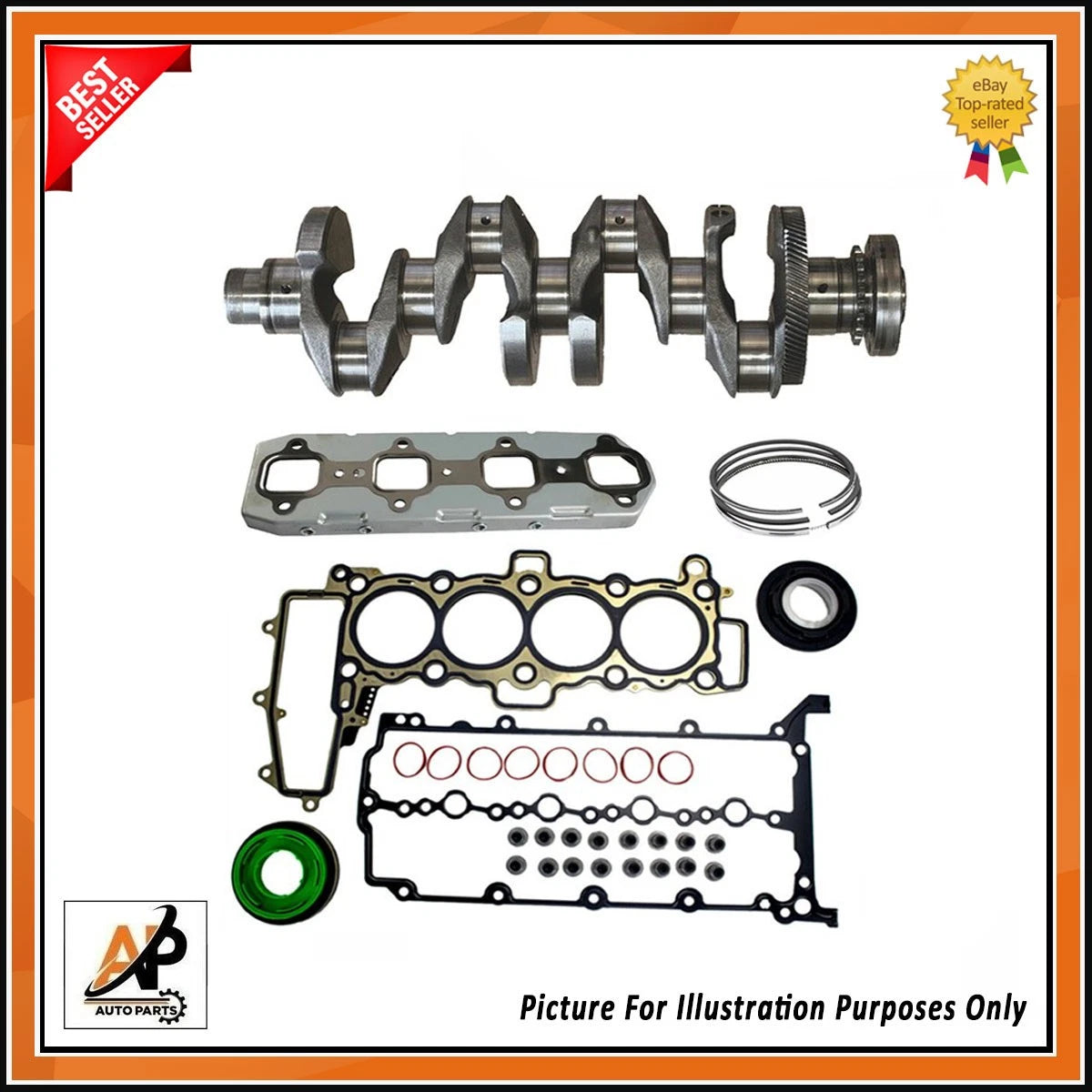 Crankshaft Replacement with Rebuild Kit for Land Rover 2.0 Diesel (2015–2020)