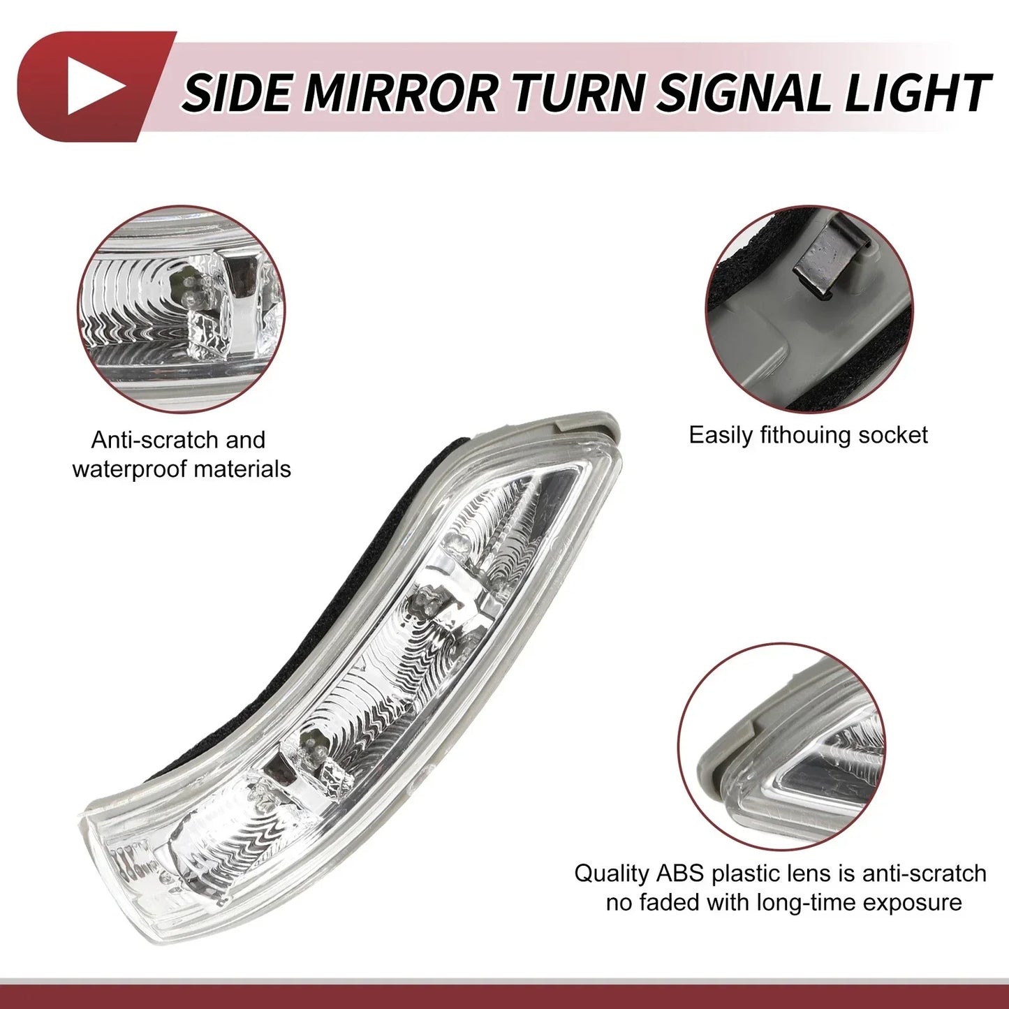Car Mirror Turn Signal Light for Hyundai Azera 2006-2010 Right LED