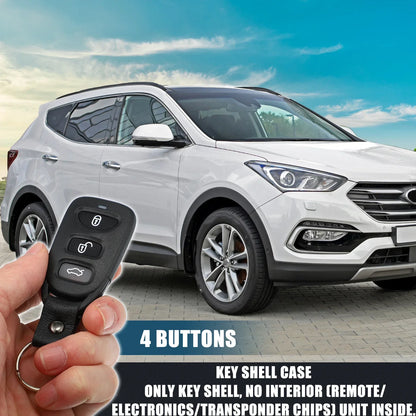 Keyless Entry Remote Key Shell Cover for Hyundai & Kia (No Chip)