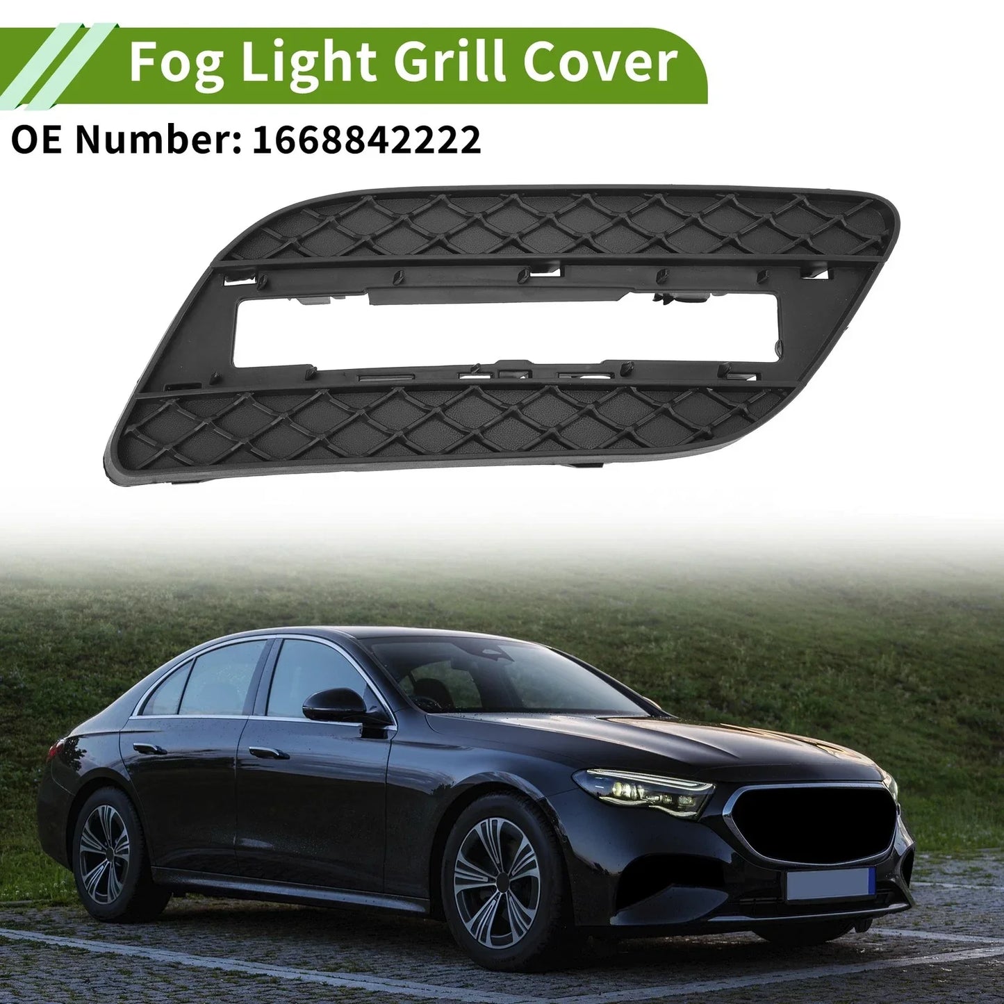Front Right Fog Light Grill for Mercedes Benz ML550 (2012-2015)