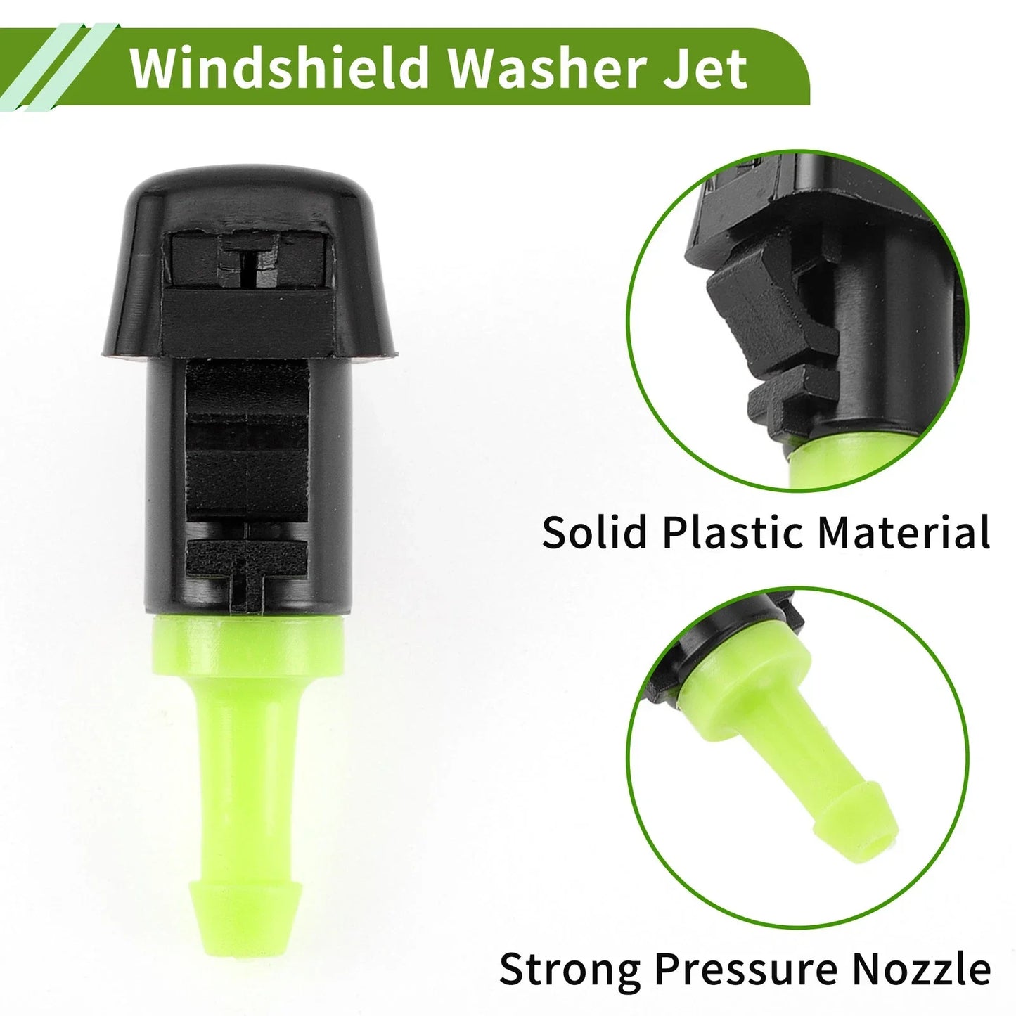 Windshield Washer Nozzle & Hose Connector for Dodge (2001-2006)