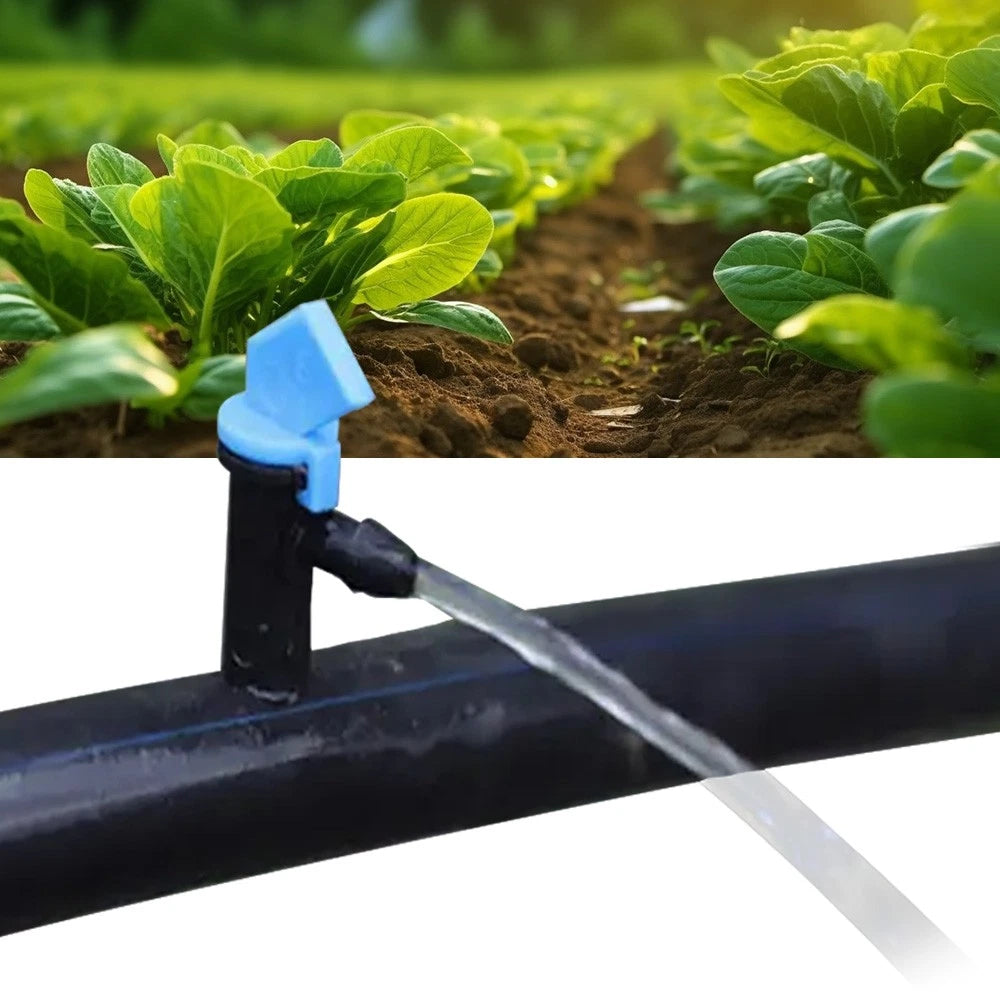 100PCS Drip Flag Emitters for Garden Drip Irrigation 8L/H