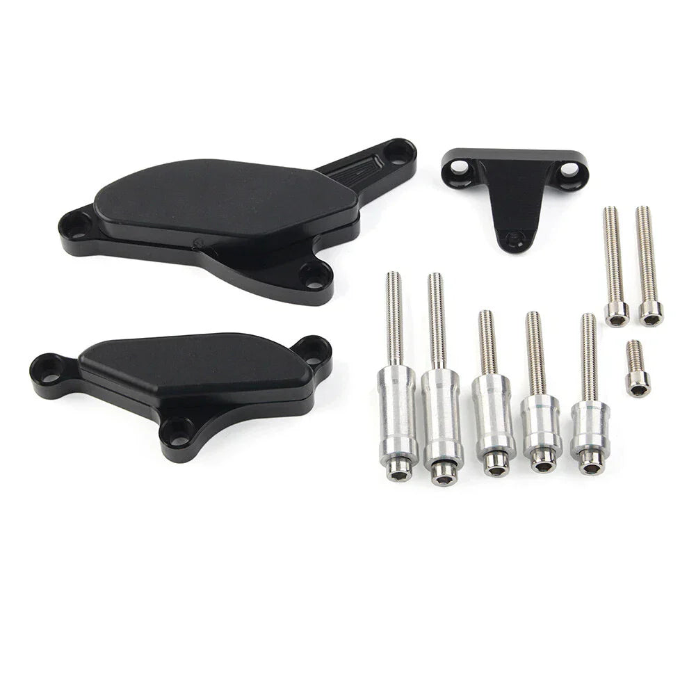Black Engine Slider Frame Crash Protector Guard for Kawasaki Ninja ZX10R (2008-2010)