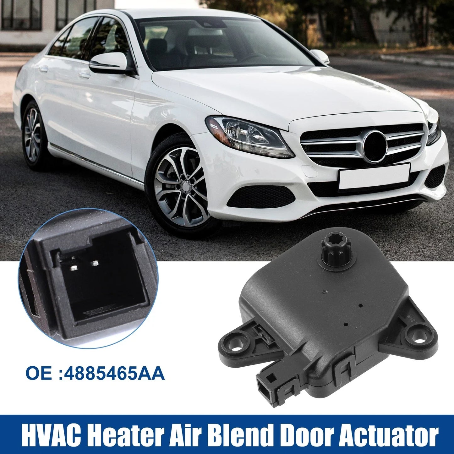 Air Door Actuator for Dodge Caravan 2001-2007 (1 x Black)