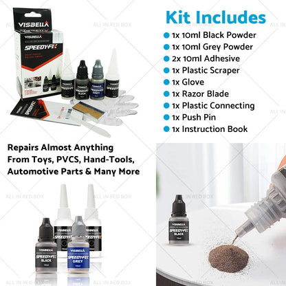 7 Second Quick Bonding Powder Adhesive Glue Kit for Fast Repairs AU