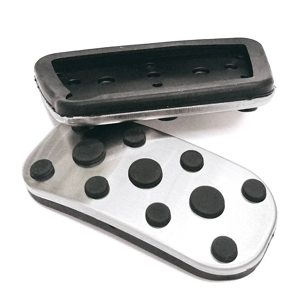 Stainless Steel Brake Gas Pedal Covers for Toyota Land Cruiser Prado (10-22)