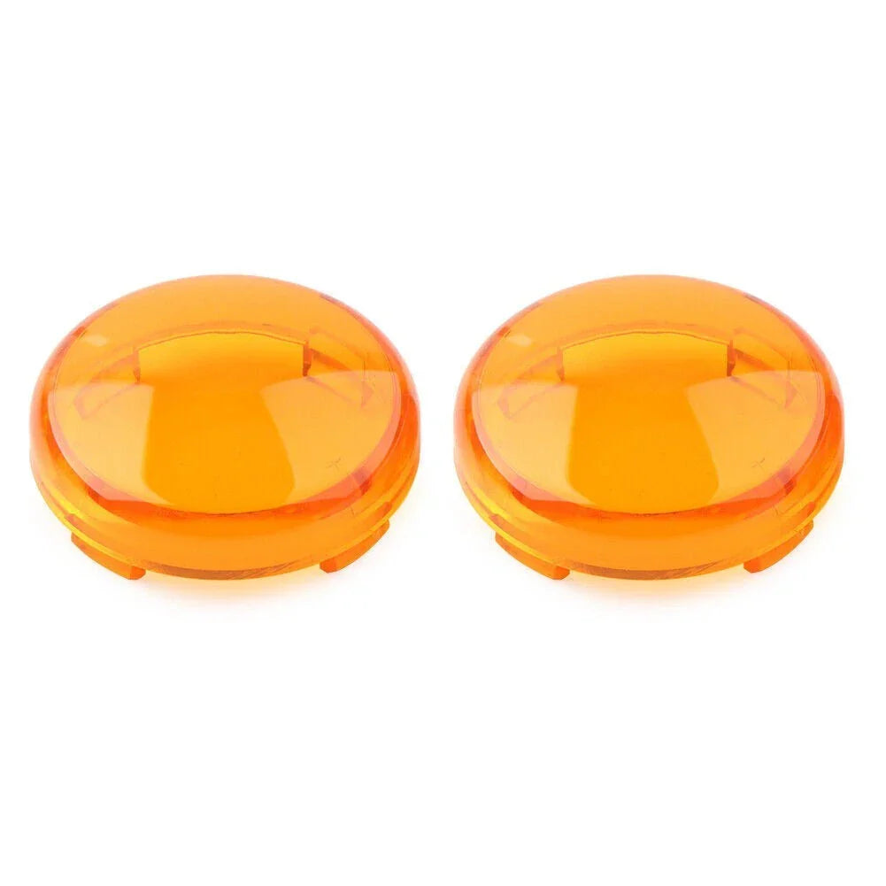 Smoke Turn Signal Lens Covers for Harley Touring Softail Dyna
