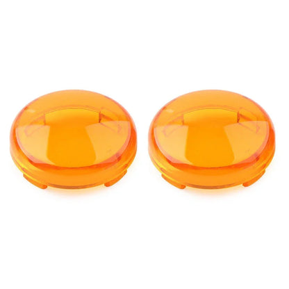 Smoke Turn Signal Lens Covers for Harley Touring Softail Dyna