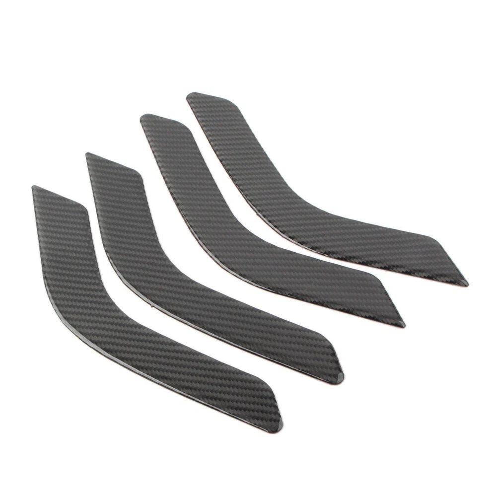 4 x Black Door Handle Cover Trim for Jeep Wrangler (2011-2017)