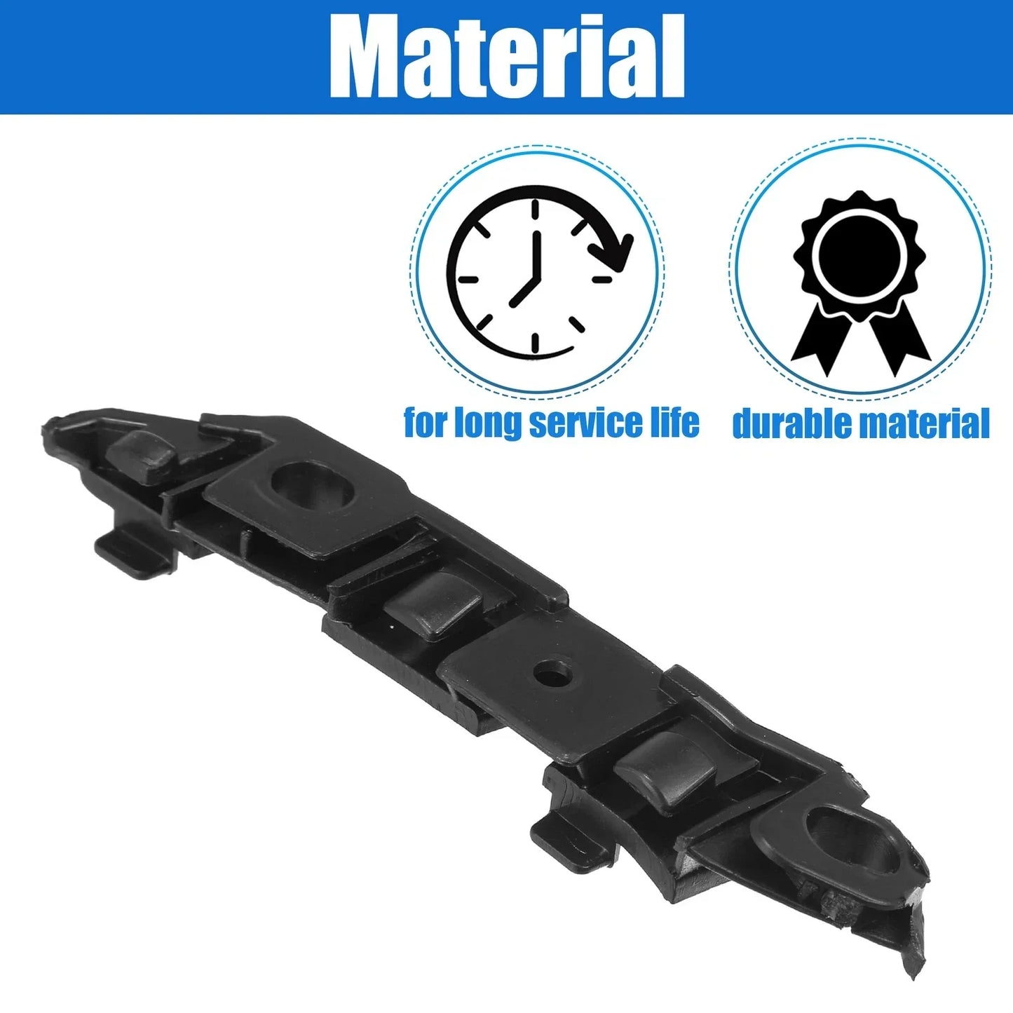 Front Left & Right Upper Bumper Cover Support Brackets for Mercedes-Benz C43
