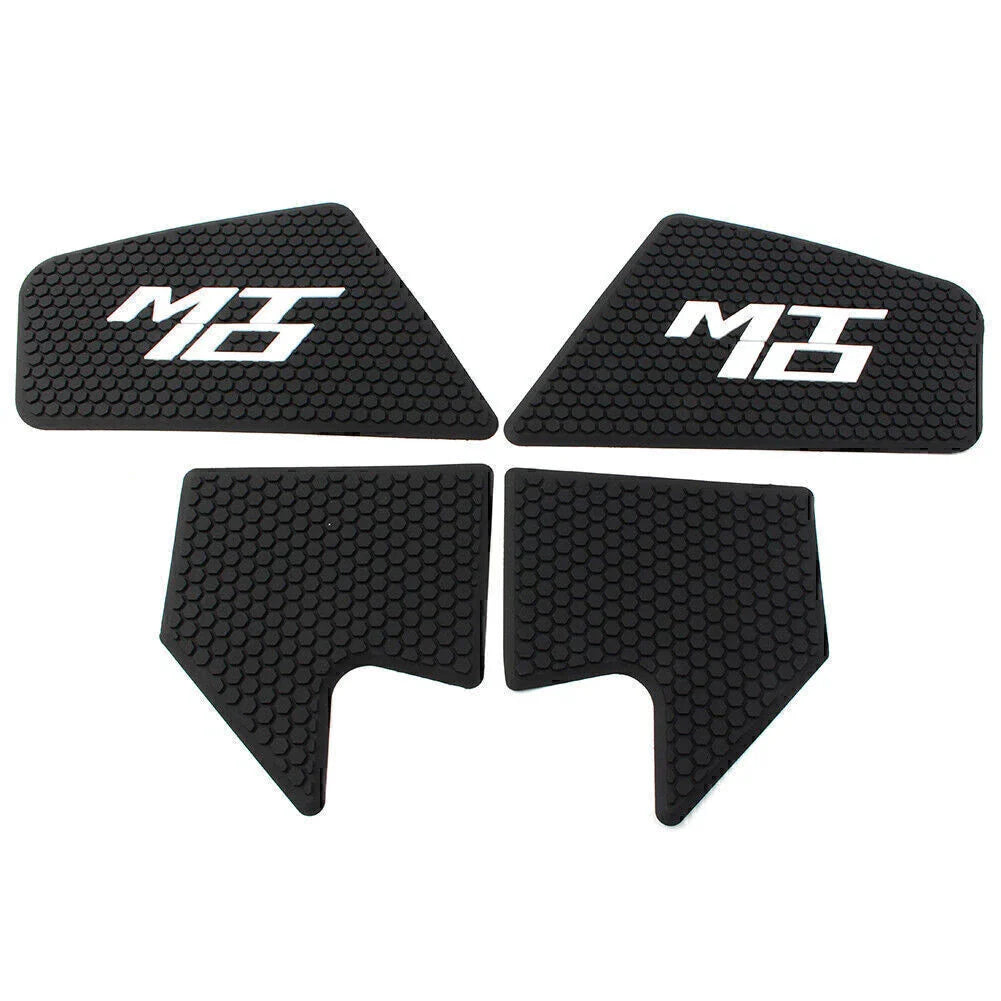 Black Anti-Slip Traction Tank Pad for Yamaha MT10 (2016-2019)