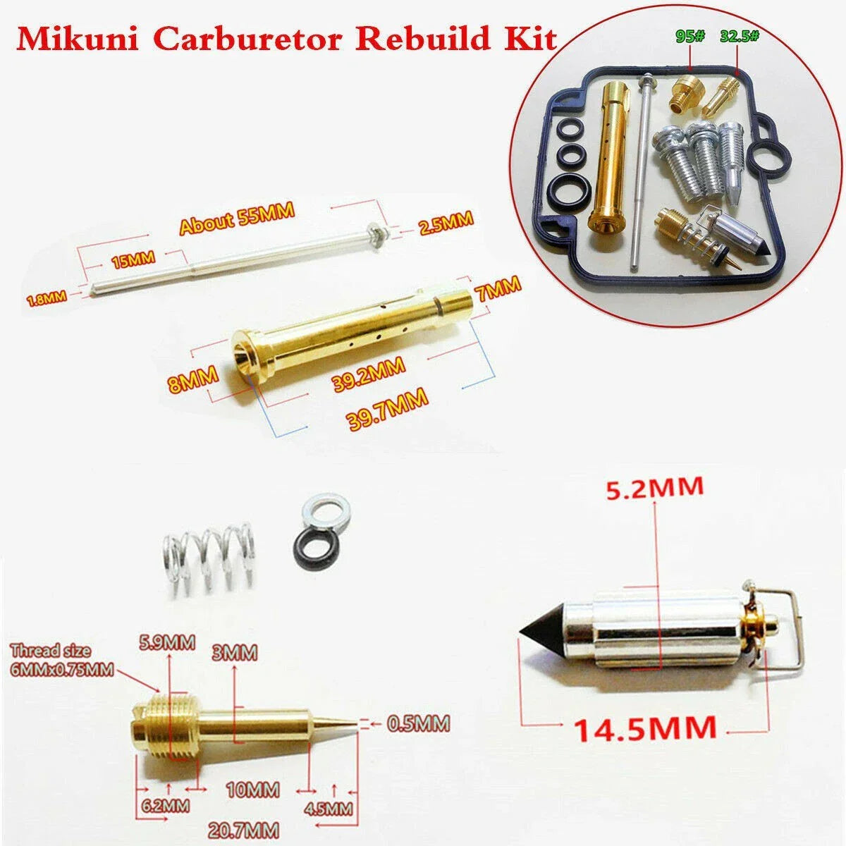1 x Carburetor Repair for Mikuni 400 (GSF400) GK75A