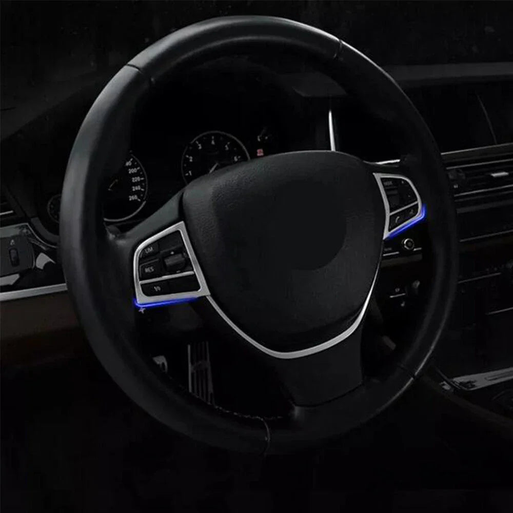 Steering Wheel Button Cover Trims for BMW 5 7 Series F01 F02 F03 F04 F07