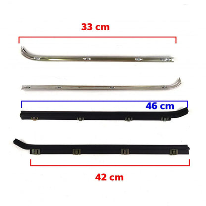 Weatherstrip Door Belt w Vent Fits Toyota Land Cruiser FJ40 FJ45 BJ 1975-84 EBDE
