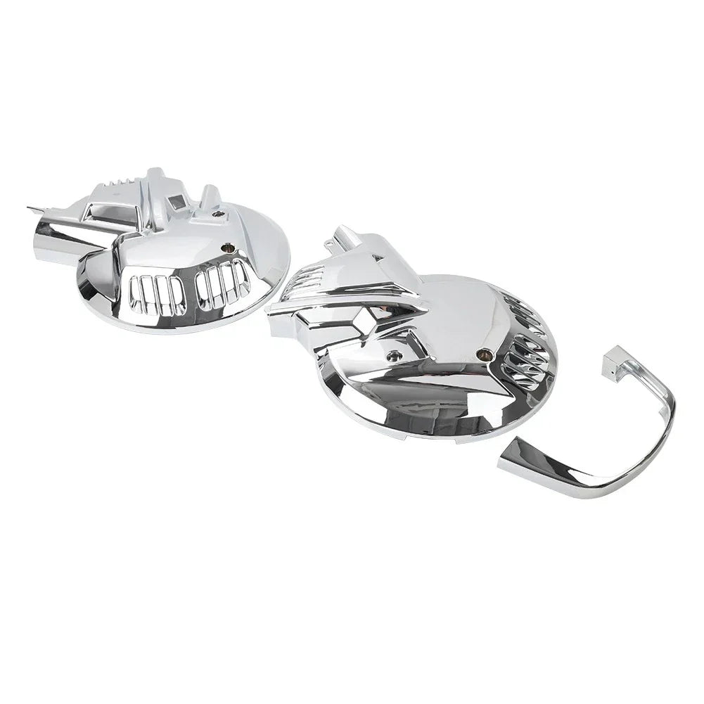 Front Brake Rotor Disc Covers for Honda Goldwing GL1500 88-00 Chrome