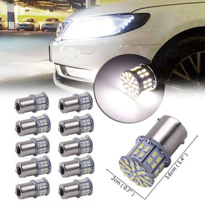 10 x 50SMD 1156 BA15S LED Tail Turn Signal Light Bulbs for Car