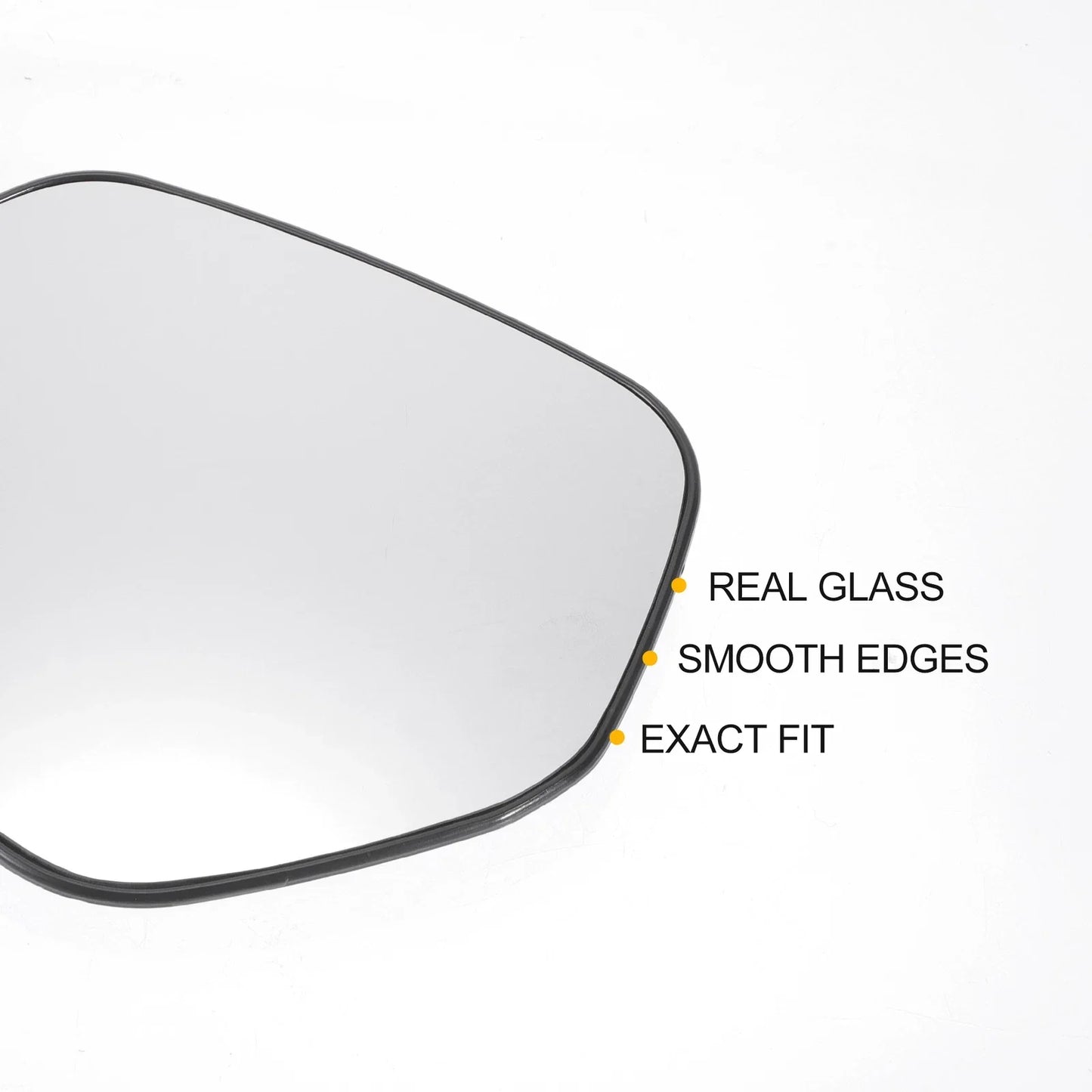Left Side White Mirror Glass w/ Back Heated for Honda HR-V (2014-2020)