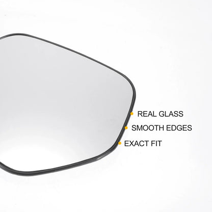 Left Side White Mirror Glass w/ Back Heated for Honda HR-V (2014-2020)